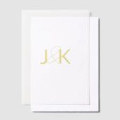 カスタムヴェルムオーバーレイ紙 ベラム紙招待状 (オフセット)