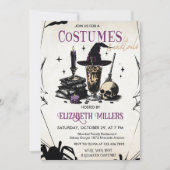 カスタムース&カクテルアダルトハローウィンパーティ 招待状 (正面)