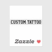 カスタム一時的なタトゥーあなたの言葉パーティー夜 シール (シート)