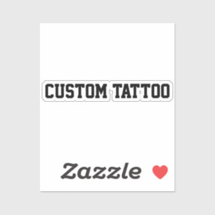 カスタム一時的なタトゥーあなたの言葉パーティー夜 シール