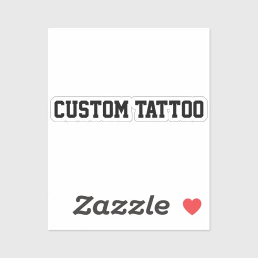 カスタム一時的なタトゥーあなたの言葉パーティー夜 シール (シート)