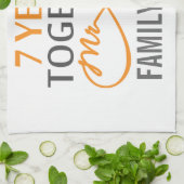 カスタム七周年記念 キッチンタオル (折り畳み)