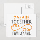 カスタム七周年記念 ポストカード (正面/裏面)