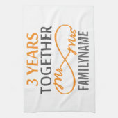 カスタム三周年記念 キッチンタオル (縦)
