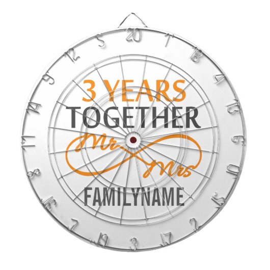 カスタム三周年記念 ダーツボード (正面)