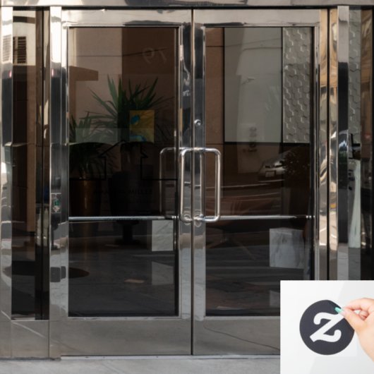 カスタム不動産エージェント ウィンドウサイン (オフィスドア)