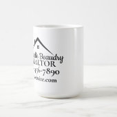カスタム不動産マーケティング コーヒーマグカップ (中央)