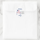 カスタム不動産仲介業者テキサス州エテ実在ス ラウンドシール (バッグ)