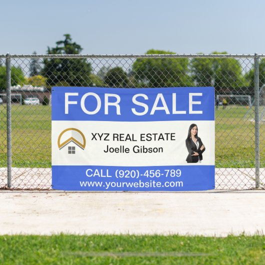 カスタム不動産仲介業者フォト実在エスティスのロゴ 横断幕 (インサイチュ)