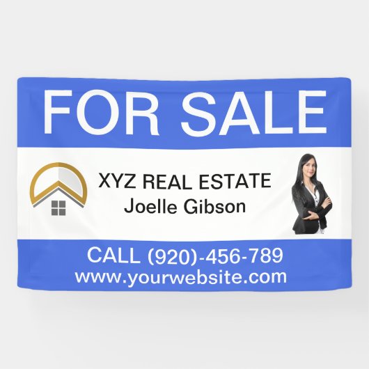 カスタム不動産仲介業者フォト実在エスティスのロゴ 横断幕 (横)