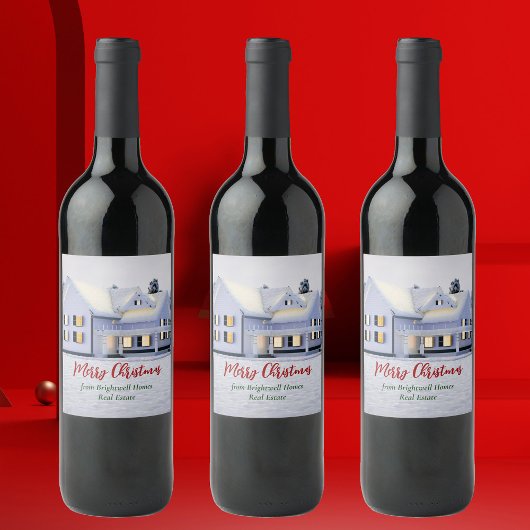 カスタム不動産会社 ウィン_translate クリスマスハウス ワインラベル