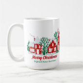 カスタム不動産会社 メリークリスマス コーヒーマグカップ (左)