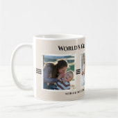 カスタム世界一のおばあちゃん|写真 コーヒーマグカップ (左)