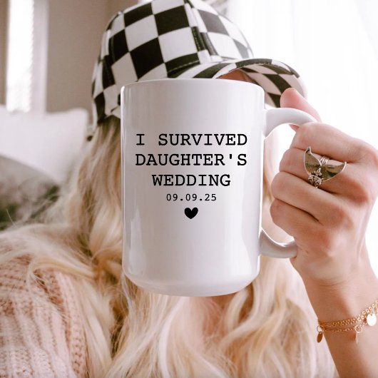 カスタム両親 息子の結婚を生き延びた コーヒーマグカップ
