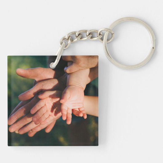 カスタム両面アクリル キーホルダー (裏面)