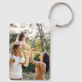 カスタム両面アルミニウムキーチェーン キーホルダー (裏面)