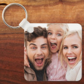 カスタム両面アルミニウムキーチェーン キーホルダー (正面)