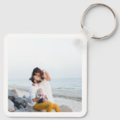 カスタム両面アルミニウムキーチェーン キーホルダー (裏面)