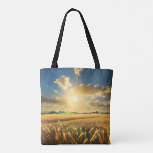 カスタム両面イメージパーソナライズされた自然 トートバッグ (裏面)