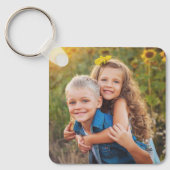カスタム両面キッズツーフォト キーホルダー (正面)