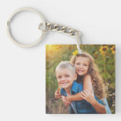 カスタム両面キッズツーフォト キーホルダー (正面)