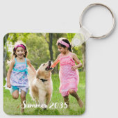 カスタム両面キッズパーソナライズされた2 2枚 キーホルダー (裏面)