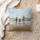 カスタム両面パーソナライズされた クッション (ブランケット)