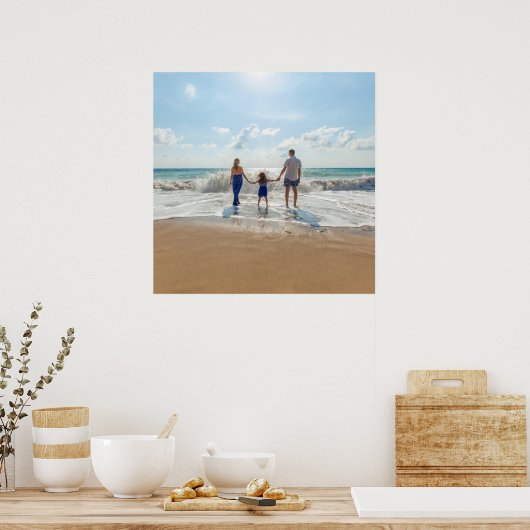 カスタム両面パーソナライズされた ポスター (キッチン)