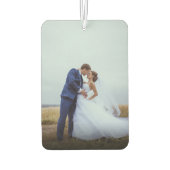 カスタム両面フォトエアパーソナライズされたフレッシュ カーエアーフレッシュナー (裏面)