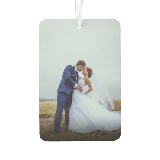 カスタム両面フォトエアパーソナライズされたフレッシュ カーエアーフレッシュナー (裏面)