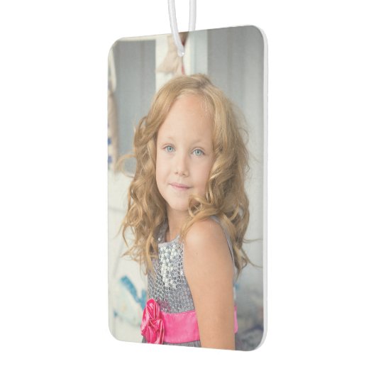 カスタム両面フォトカーパーソナライズされたエア カーエアーフレッシュナー (左)