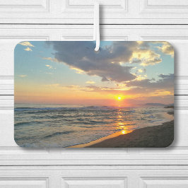 カスタム両面フォトカーパーソナライズされたー カーエアーフレッシュナー