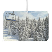 カスタム両面フォトカーパーソナライズされたー カーエアーフレッシュナー (裏面)