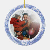 カスタム両面フォトクリスマスオーナメント セラミックオーナメント (裏面)