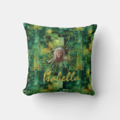 カスタム両面フォトピローフローラとハート クッション (正面)