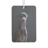 カスタム両面ペットドッグ写真パーソナライズされた車 カーエアーフレッシュナー (裏面)