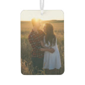 カスタム両面写真車の空気清浄機 カーエアーフレッシュナー (裏面)