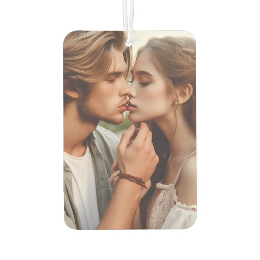 カスタム両面写真車 カーエアーフレッシュナー (裏面)