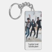 カスタム両面最高の友 キーホルダー (正面左)