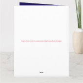 カスタム中国の蛇金ゴールド赤フローラ カード (裏面)