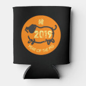 カスタム中国の豚O円CCの年 缶クーラー (正面)