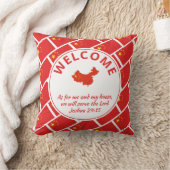 カスタム中国歓迎 クッション (ブランケット)