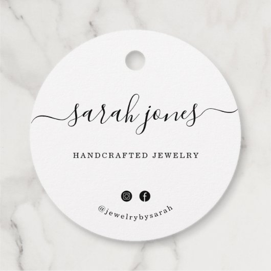 カスタム丸白書道台本つるラベル フェイバータグ (裏面)