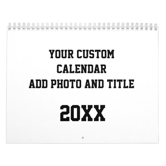 カスタム予定表の写真と文字の追加 カレンダー (カバー)