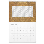 カスタム予定表「ヴィンテージスタイル」 +写真 カレンダー (3月 2026)