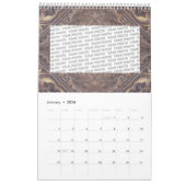 カスタム予定表「ヴィンテージスタイル」 +写真 カレンダー (1月 2026)