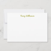 カスタム予測できなおもしろいデザインレトロアートパターン ノートカード (正面)