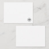 カスタム事業会社 ノートカード (正面/裏面)