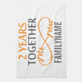 カスタム二周年記念 キッチンタオル (縦)