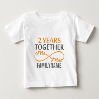 カスタム二周年記念 ベビーTシャツ